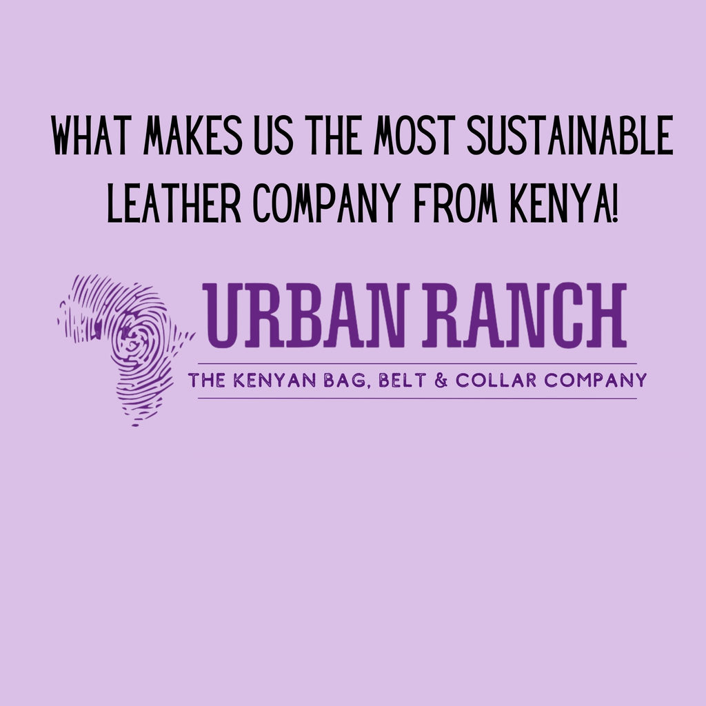 What makes Urban Ranch the most Sustainable Leather Company in Kenya!